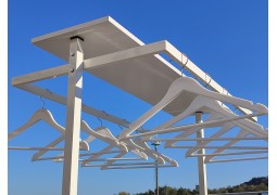 Рейка-опора Т-подібна. 1400мм. (проф.30х30х1,5мм) біла